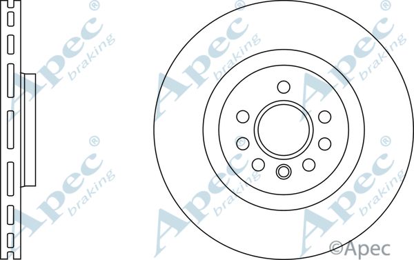 APEC BRAKING Тормозной диск DSK2966